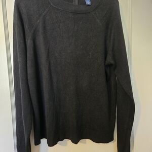 Karen Scott Black Crewneck Sweater